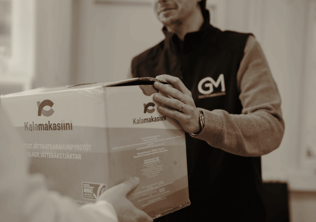 Gastromakasiinin tuotantotila Espoossa